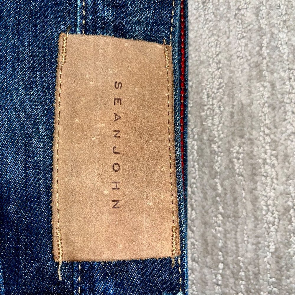 Sean John Hamilton Classic Relaxed Straight Jeans-Dark blue/Sz 32x30 (34x30)